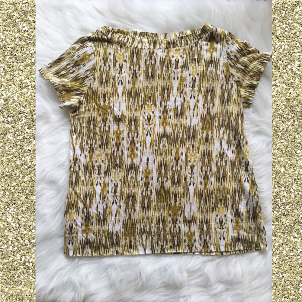 J Jill Love Linen green top size medium